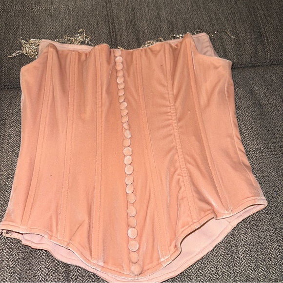 LPA corset top with rhinestone size med - Picture 4 of 10